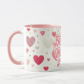 バカラフルンタインハート マグカップ (左)