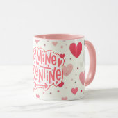 バカラフルンタインハート マグカップ (正面右)