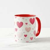 バカラフルンタインハート マグカップ (正面右)