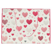 バカラフルンタインハート ラージペーパーバッグ (裏面)