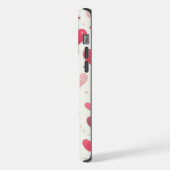バカラフルンタインハート iPhoneケース (左側面)