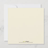 バカラフルンド企業のイベント招待状(明るい赤紫色 招待状 (裏面)