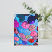 バカラフルンブレラインヴューハルケベック ポストカード (スタンド正面)