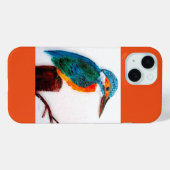 バカラフルードズ絵画・キングフィッシャーカスタム Case-Mate iPhoneケース (裏面 (横))