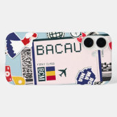 バカルーマニアボーディングパス Case-Mate iPhoneケース (裏面 (横))