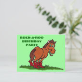 バカロ―の誕生日パーティー招待状 〜 EZ2カスタマイズ 招待状 (スタンド正面)