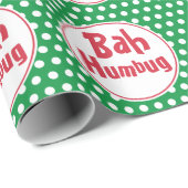 バカンスなBah+Humbugクリスマス包装紙 ラッピングペーパー (ロールコーナー)
