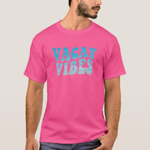 バカンスの雰囲気 80年代 レトロ バケーション 夏の旅行 トラベルトリップ Tシャツ