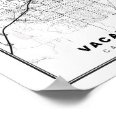 バカヴィルの地図 ポスター (角)