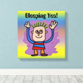 バカ野郎！キャンバスプリント キャンバスプリント (インサイチュ (ウッドフロア))