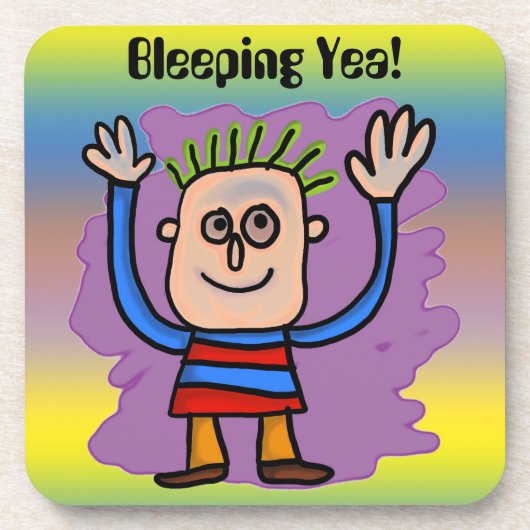 バカ野郎！ドリンクコースター コースター (正面)