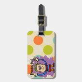 バカ野郎!バッグラベル ラゲッジタグ (正面縦)