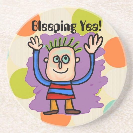 バカ野郎！砂岩コースター コースター (正面)