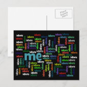 バカ集団に完全に囲まれる ポストカード (正面/裏面)