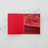 バカ鳥おばさんのクリスマスカード　楽しいチキマス！ カード (内部)