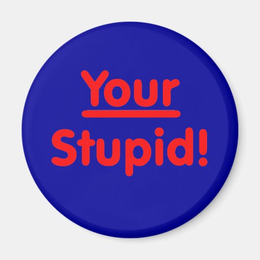 バカ！ マグネット (正面)