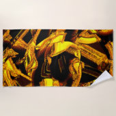 バガス又は脱水蜜皮 ビーチタオル (正面)