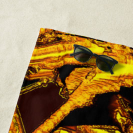 バガス又は脱水蜜皮 ビーチタオル