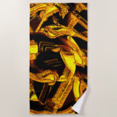 バガス又は脱水蜜皮 ビーチタオル (正面)