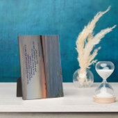 バガバッド・ギタ引用文プラーク「コントロールを持つ人… フォトプラーク (側面)