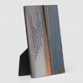 バガバッド・ギタ引用文プラーク「コントロールを持つ人… フォトプラーク (側面)