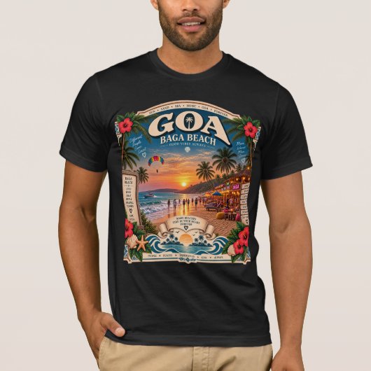 バガビーチ - 陽光、砂浜、魂 🏖️ Tシャツ (正面)