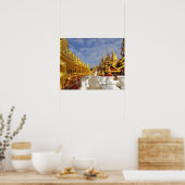 バガンのシュウィジゴン異教のパゴダ複合体 ポスター (キッチン)