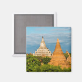 バガンの古代寺院とパゴダ マグネット (正面/裏面)
