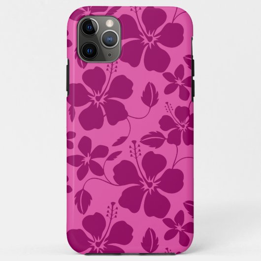 バガンディワインのハワイアンハラ(ハイビスカス) Case-Mate iPhoneケース (裏面)