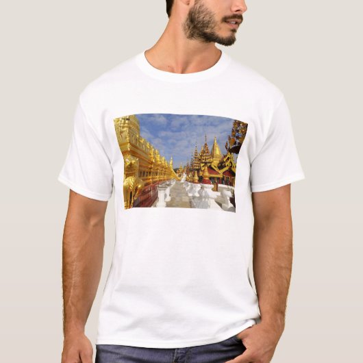 バガン（パガン）のゼジゴン・パゴダ Tシャツ (正面)
