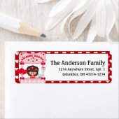 バキスをするースバレンタインデー住所 シール (インサイチュ)