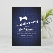 バキュラモダンパーティーテクスチャ弓 招待状 (スタンド正面)