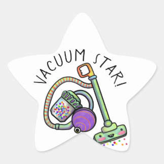 バキュームスターステッカー(1枚20枚) 星シール