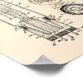 バキュームチューブ1928特許古いピーパー ポスター (角)