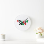 バギンアウト ラウンド壁時計 (ホーム)