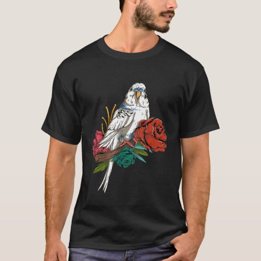 バギーの花 – かわいい自然バドリガー Tシャツ (正面)