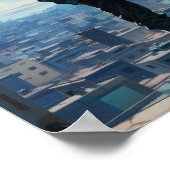 バギークールブラックパンツとBlを持つアニメキャラクター ポスター (角)