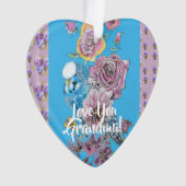 バギー愛おばあちゃんクリスマスデコレーション オーナメント (正面)