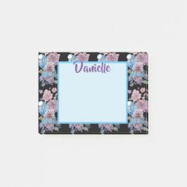 バギー水の色のアート女性名Post It Notes ポストイット