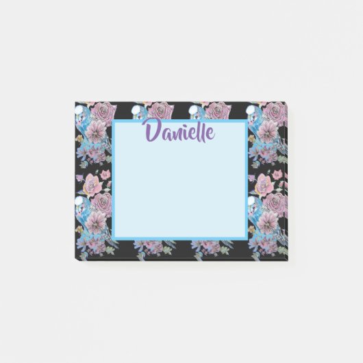 バギー水の色のアート女性名Post It Notes ポストイット (正面)