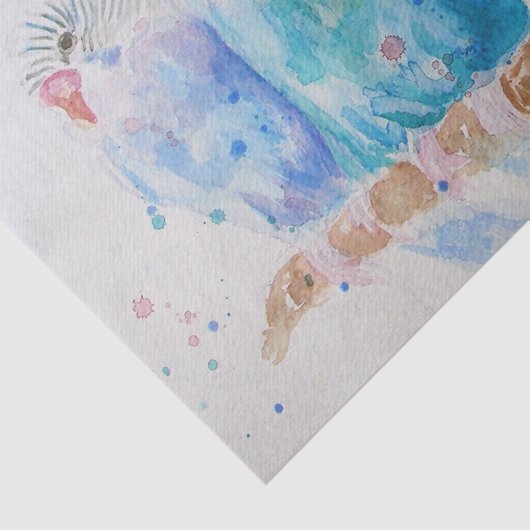 バギー水絵画色の鳥お洒落類 薄葉紙 (詳細)