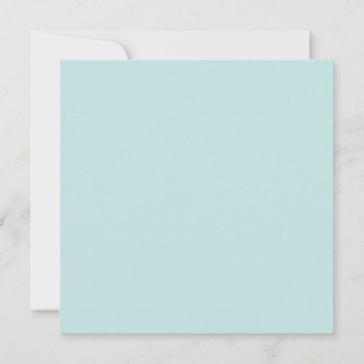 バギーbudgies水色絵画のバードカード カード (裏面)