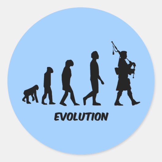 バクおもしろいパイ ラウンドシール (正面)