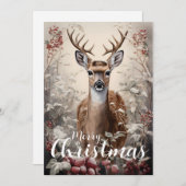 バクさんへのクリスマスプレゼント シーズンカード (正面/裏面)