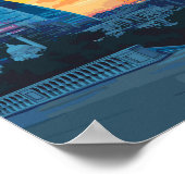 バクアゼルバイジャントラベルアートヴィンテージ ポスター (角)