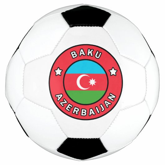 バクアゼルバイジャン サッカーボール (正面)