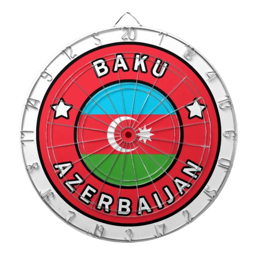 バクアゼルバイジャン ダーツボード (正面)