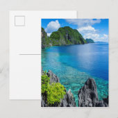 バクイト諸島の海の風景 ポストカード (正面/裏面)