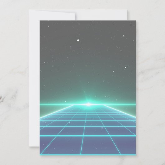 バクガン誕生日束 招待状 (裏面)