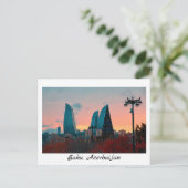 バクスカイラインと火炎塔はがき ポストカード (スタンド正面)